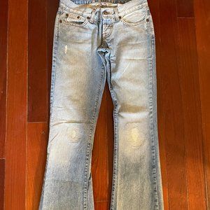 Never Worn-Lucky Brand Premium Denim-Low Rise Flare-lil' Maggie (Size 0/25 Long)